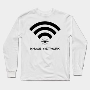 Khaos Network (Black) Long Sleeve T-Shirt